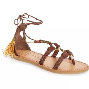 Dolce Vita “Jinny Lace up” flat sandals